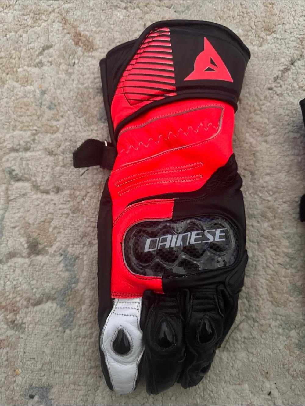 Dianese racing motorcycle leather gloves size s